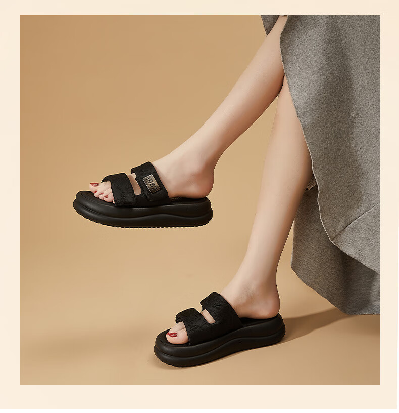DAPHNE Women's Beach Sandals 2026 Spring New Thick Sole Fashion Versatile Comfortable Outdoor Sandals 1