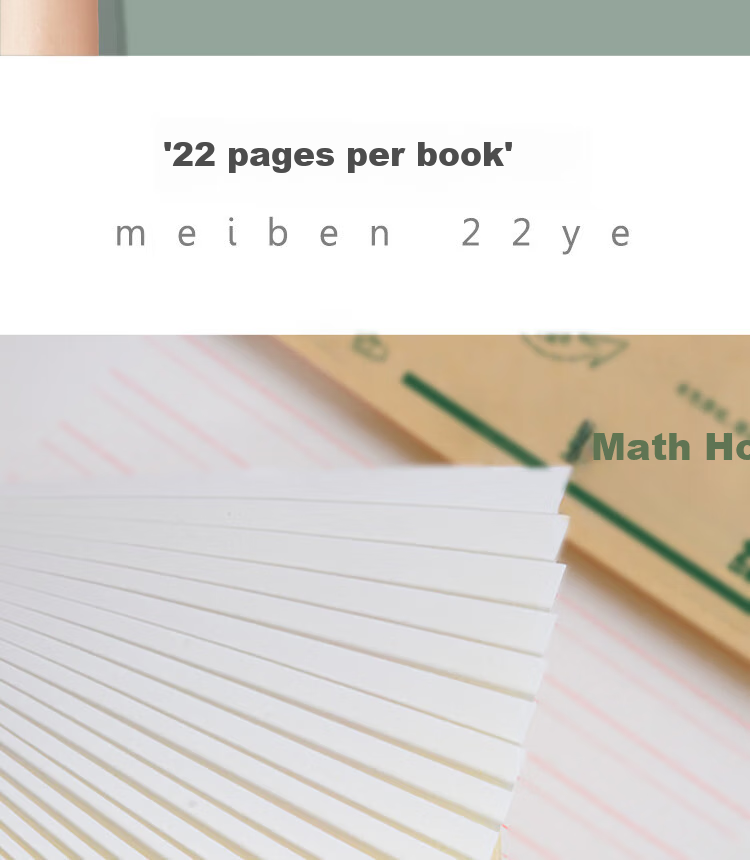 SIMAA 16K/22 Sheets Math Homework Paper (With Dots), Draft Paper, Student Practice Paper, High School Learning Tool - Pack of 3 4