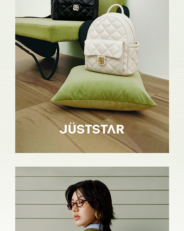 JUST STAR Women's Backpack, 2026 New Style, Light Luxury Large Capacity, Commute Lightweight Travel Backpack, School Bag, Birthday Gift 2