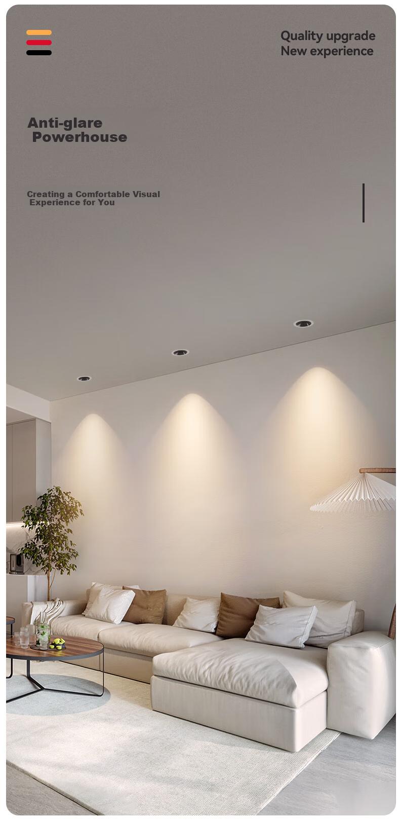 CDN LED Recessed Spotlight COB Full Spectrum 7W 3500K for Living Room and Hallway 14