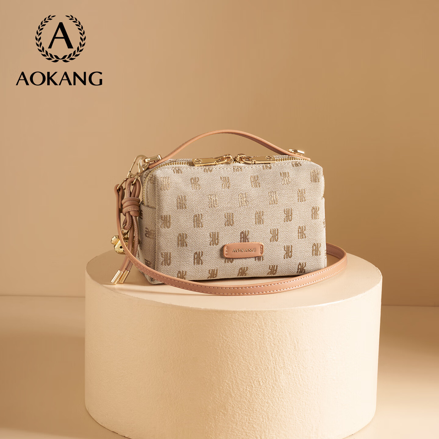 Aokang Women's Handbag, Trendy Phone Bag, Crossbody Shoulder Bag, Light Luxury Small Square Bag, Birthday Mother's Day Gift for Girlfriend Or Wife