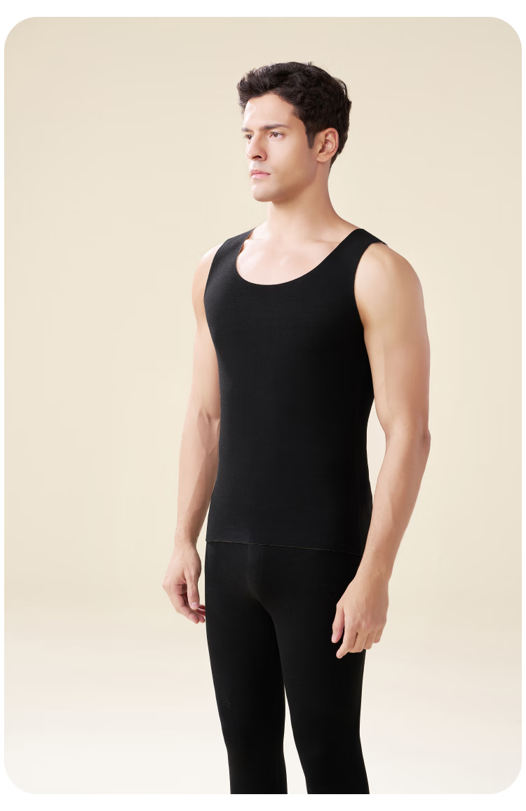 MiiOW Goat Cashmere Silk [0 Polyester Fiber] Double-Sided Fleece Warm Vest Men 2025 Autumn Winter New Arrival 2
