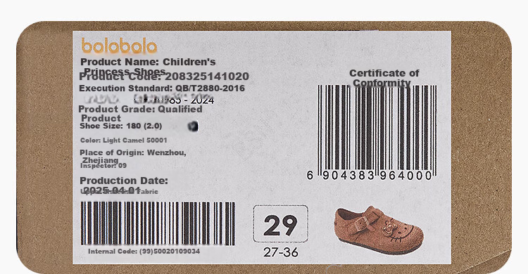 BALABALA Girls' Princess Shoes, Retro Birkenstock-Style Shoes, Spring And Autumn Footwear [Sanrio IP] 208325141020 10
