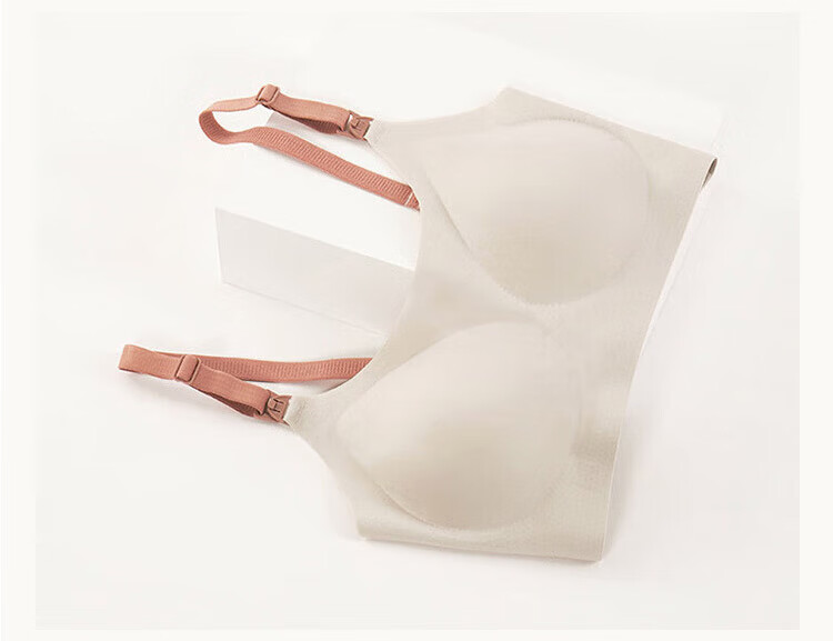 Aibaoshi Nursing Bra, Maternity Underwear, Wireless, Postpartum Breastfeeding Shirt, Seamless Nursing Wear, Milk Coffee Color, One Size Fits All M381 9