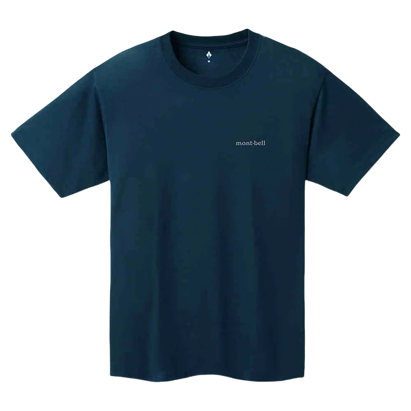 Mont·bell WIC Commuter Round Neck Breathable Quick-Dry Short-Sleeve T-Shirt for Men 1114686