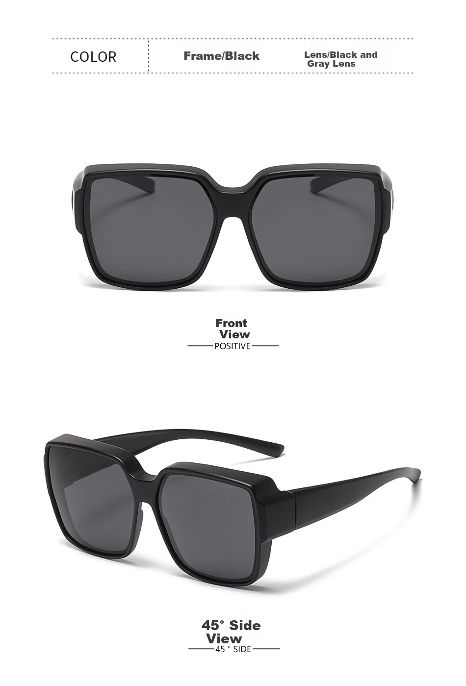 DRATRA Polarized Sunglasses for Men, Large Frame Sun Protection Glasses for Driving, Fishing, And Car Use, Anti-Glare, Anti-Glitter, Father's Day Gift 10