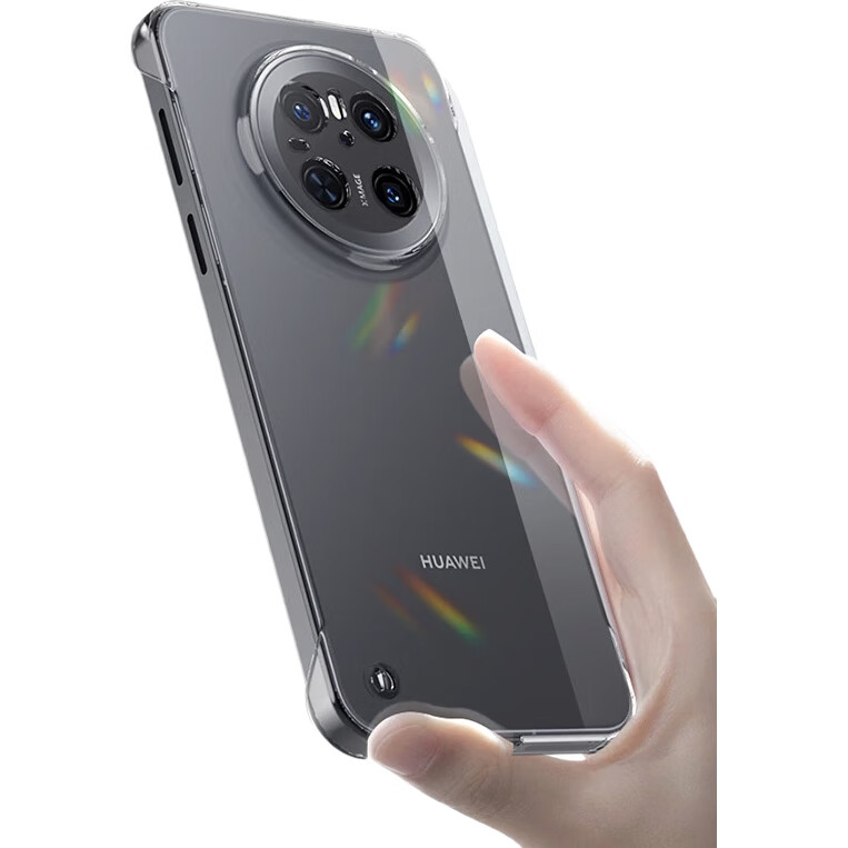 Чехол для телефона Sidefu для Huawei Mate 70 Pro/Pro+, полупрозрачный, защитный, премиум, жесткий, для мужчин и женщин, цвет "Ледяной кристалл"