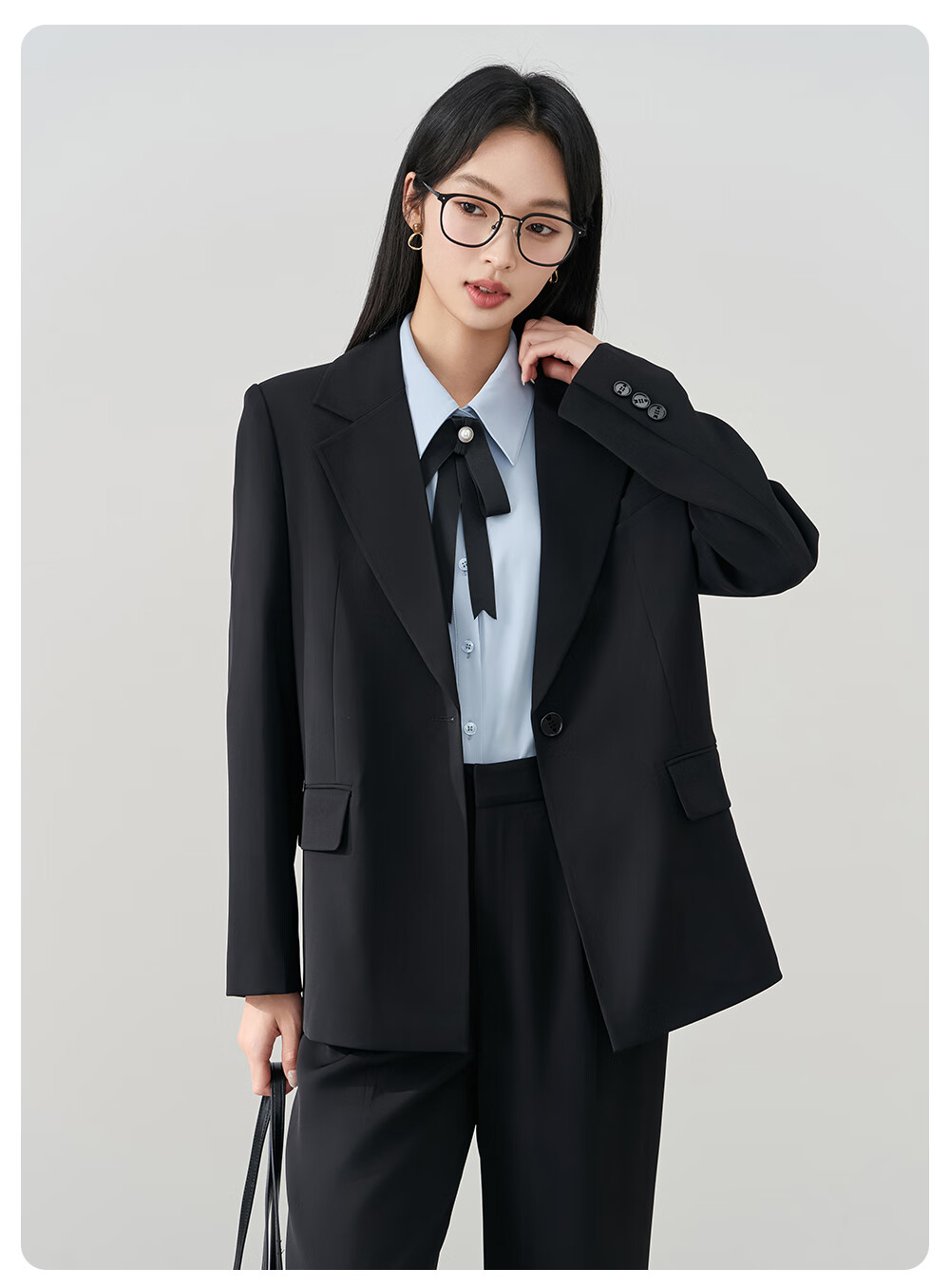 Miss Bird Women's Suit Set Professional High-End Interview Formal Workwear Blazer 7