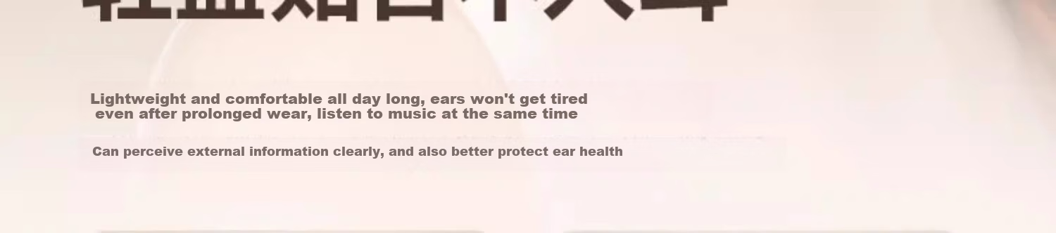 CLAISON Bluetooth Headphones, Ear-Hook Bone Conduction Concept, Non-In Open-Style Wireless Sports Running Cycling Noise-Cancelling Ear Clip Headphones, Suitable for Apple Huawei M70 - Off-White 4