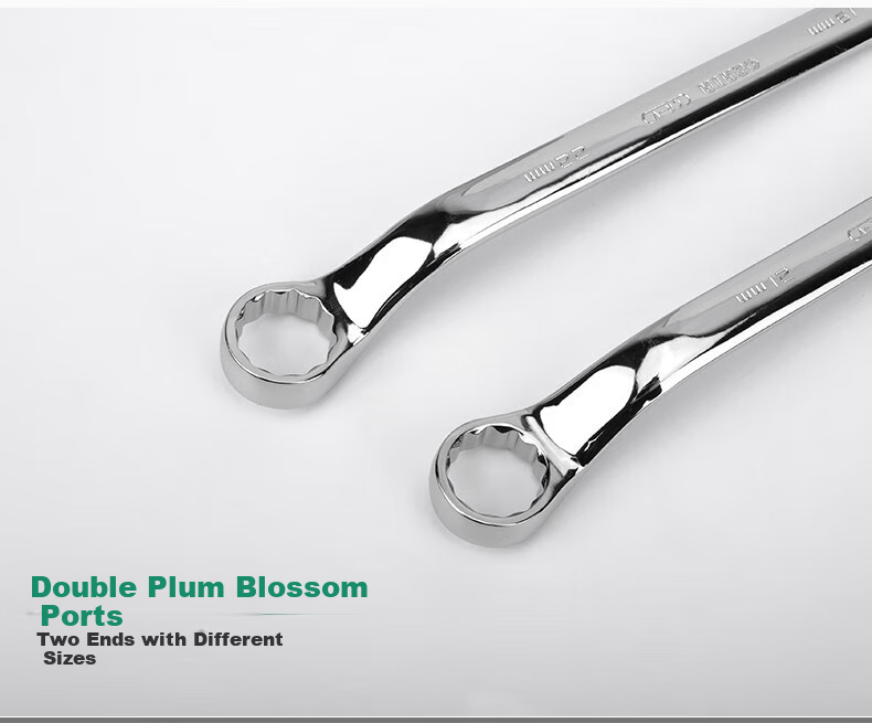 SATA 46200 Fully Polished Double Flare Ratchet Wrench 8x10MM 2