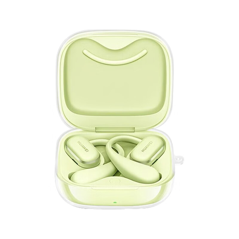 Aolang Protective Case for HUAWEI FreeArc Earphones, Slim Silicone Full-Coverage Shockproof Storage Case with Transparent Cover And Braided Wrist Strap