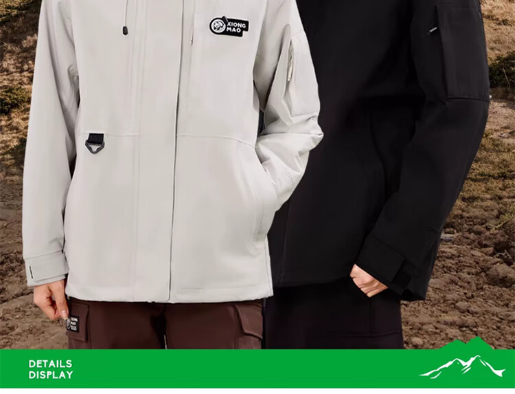 CAMEL Outdoor Waterproof, Windproof And Breathable Jacket for Men And Women, Three-In Fleece-Lined Warm Mountaineering Coat 6