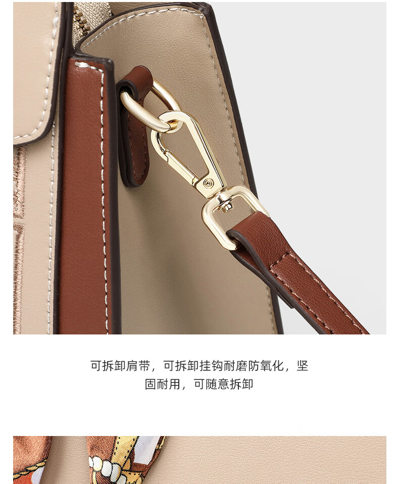 Millies Leather Handbag, Women's Bag, Tote Bag for Mothers, Luxury Crossbody Shoulder Bag, Birthday And Mother's Day Gift, Practical Present for Mom 7