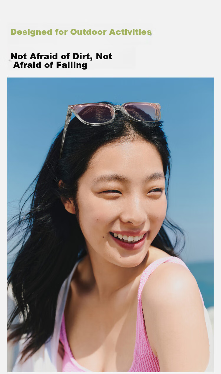 Banana Under Sunglasses Square Round Frame Unisex Foldable Outdoor Travel Driving UV Protection FD021 12