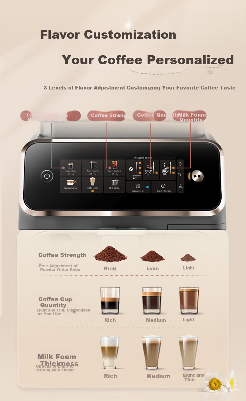 PHILIPS [Wang Kaimu's Choice] Cloud Coffee Machine New 3 Series EP3341/62, Home Use, Fully Automatic Italian Espresso Cold Brew Grinding All-In Coffee Machine 14