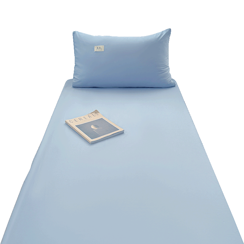 Grace Waterproof Urine-Proof Bed Cover, Class A 7A Antibacterial, Full-Coverage Bed Protector, Mattress Cover for 1.5m Bed, Smog Blue