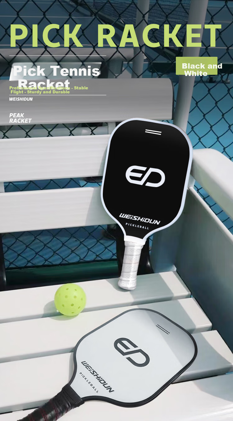 WEISHIDUN Pickleball Paddle Set, Fiberglass PP Honeycomb PADDLEBALL, Indoor Outdoor Sports Equipment 1