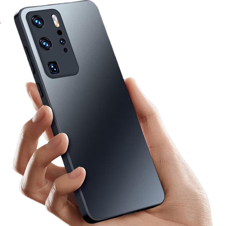 Чехол-накладка Mengxiangkejia AG Frosted для Huawei P40 Pro, противоударный, с полной защитой линз, ультратонкий, черный
