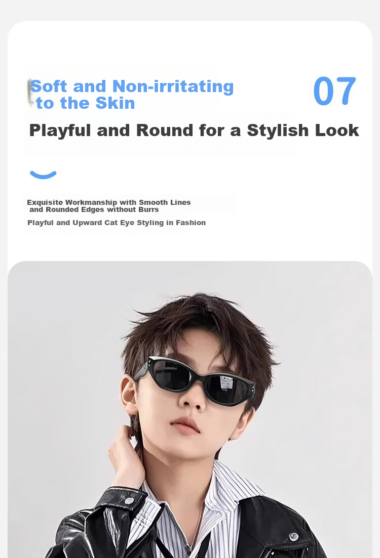 Cuntiandaofu Children's Sunglasses, Cat Eye Sunglasses, Children's Polarized Sunglasses, Boys' Fashionable Girls' Black Frame Polarized Gray 15