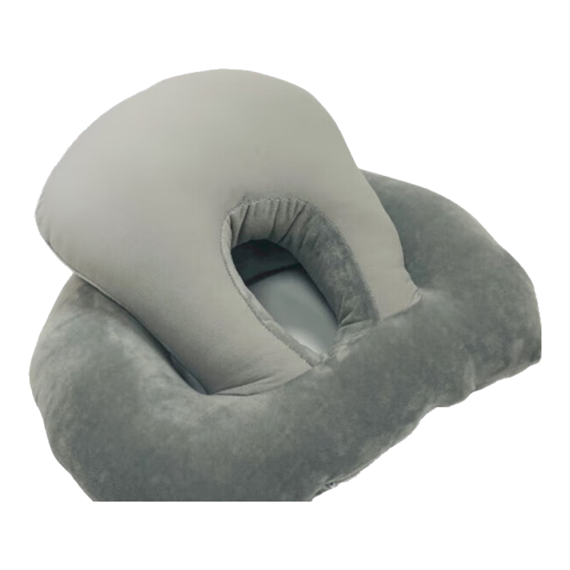 La Torretta Nap Pillow, Office Nap Pillow, Face-Down Pillow, AB-Sided Elementary School Student Cushion, Face-Down Pillow, Gray