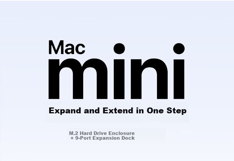UGREEN M.2 SSD Enclosure Compatible with Mac Mini M4 Expansion Dock, DP DisplayPort, USB 3.2, Compatible with Apple Host, Thunderbolt 4/5 Interface 2