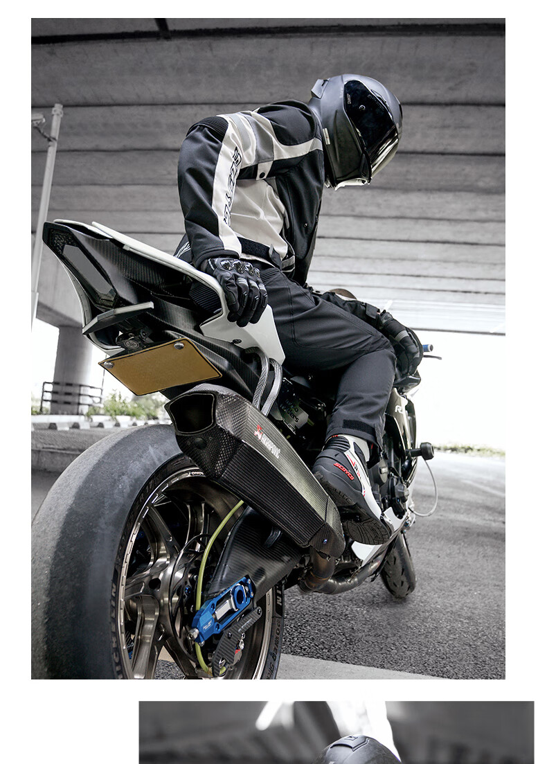 SCOYCO Motorcycle Riding Suit, Racing-Style Protective Gear, Anti-Fall, Windproof, Wear-Resistant, Specialized Equipment for Men, All Seasons 23
