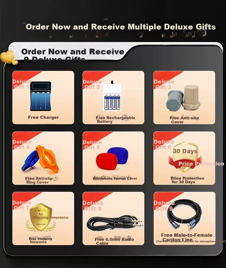 BBS G-28 [Flagship Bestseller], Wireless Microphone System, UHF Dual-Channel Professional Teaching Microphones, Stage Host Microphones, KTV Home Karaoke System for Family Use 3