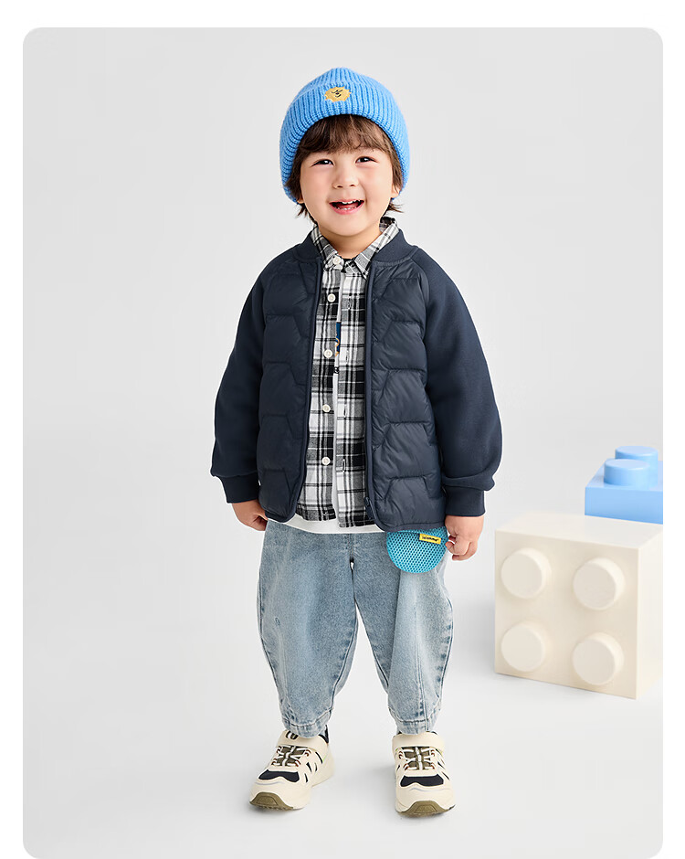 BALABALA Kids Lightweight Down Jacket Children Winter 2025 Three-Proof [Mall Same Style] 202425107201 7