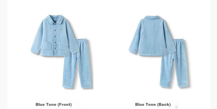 BALABALA balaOne Home Wear Set 2025 Winter Flannel Unisex Kids Pajamas for Indoor and Outdoor Use 8