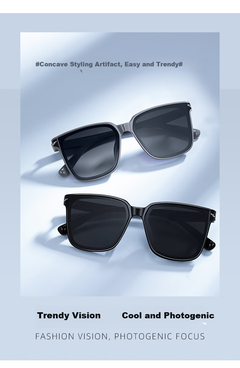 Chaersitaoxin Men's Sunglasses, Driving UV Protection, Anti-UV Sunglasses, Large Frame GM Style, Outdoor Travel CJ20009 Back to School 5