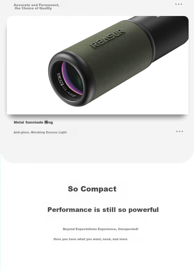 Yuesen High-Power HD Exploration Master Monocular Telescope Portable Waterproof Outdoor Day and Night Use 19