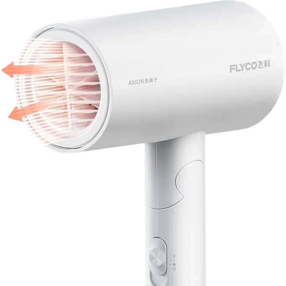 Фен FLYCO FH6276, портативный, для дома и путешествий, быстросохнущий, с горячим и холодным воздухом, мощный, с отрицательными ионами