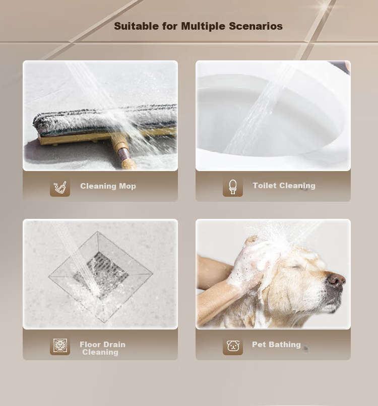 Haier Xiaohaijing Shower Head Set, High-Quality Copper Water Path with Large Storage Platform, Pressure-Boosting Spray Gun, Piano Key Design, Complete Integrated Set 12