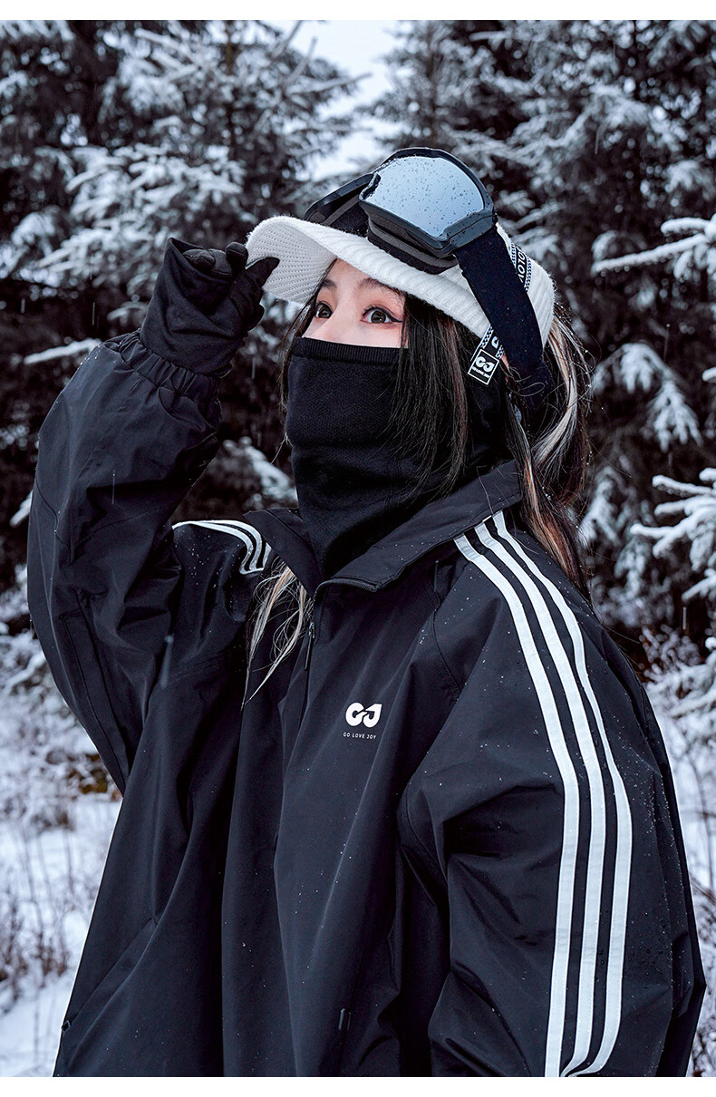 GOLOVEJOY High Joy Ski Mask Women's Winter Face and Neck Protection Windproof Cold Resistant Outdoor Neck Warmer Men's Cycling Headwear 54 10