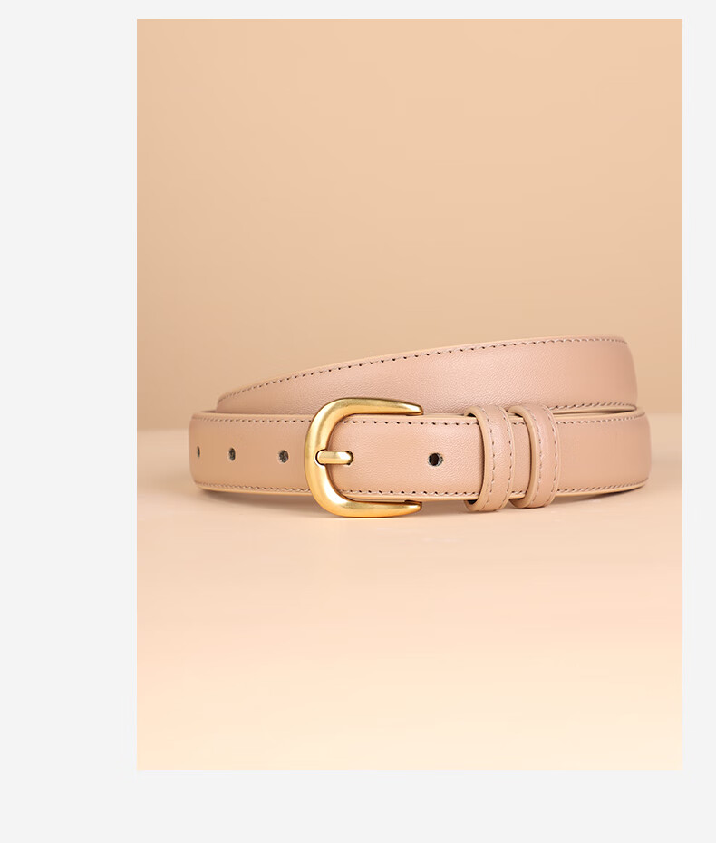 Hongdou Women's Leather Belt 2026 New Luxury Pin Buckle Belt Birthday Gift for Girlfriend Mom Valentine's Day Present 14