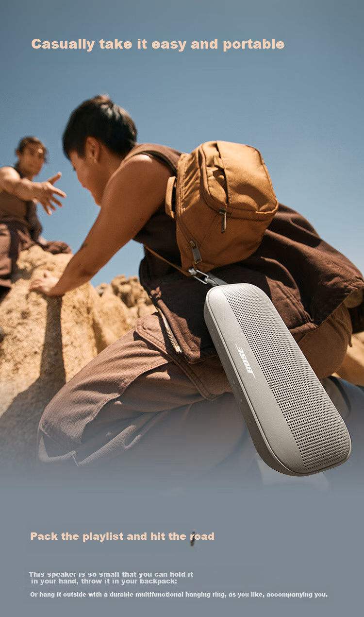 BOSE SoundLink Flex Bluetooth Speaker II New Model - Lemon Yellow Outdoor Portable Bluetooth Speaker High-Quality Bluetooth Speaker Graduation Travel Gift 5