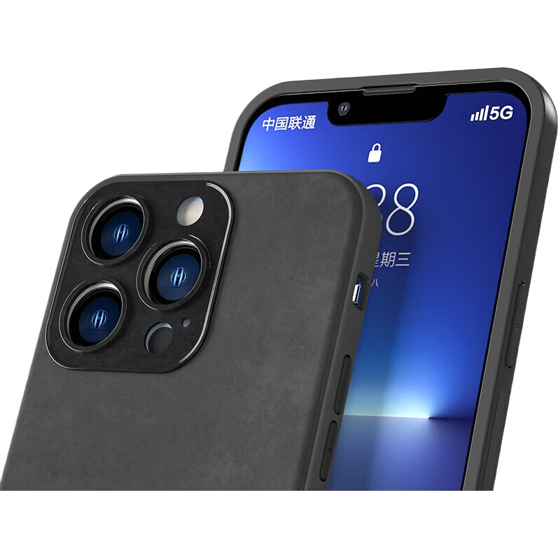 Чехол HotFire для iPhone 13 Pro Max, матовый, с защитой камеры и экрана, из силикона, простой стиль, темно-зеленый
