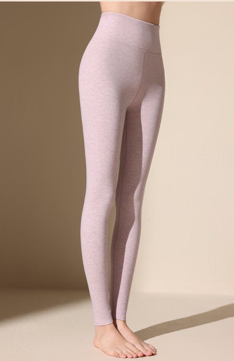 Miiow [Goose Down Tencel] 2026 New Thermal Pants Women's De Rong Heating Fleece Thickened Seamless Autumn Wool Pants 7
