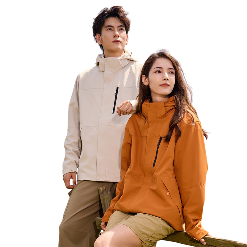 Snow Flying 3-in-1 Two-Piece Outdoor Jacket Unisex 2025 Autumn Winter New Couple Detachable Fleece Liner Coat