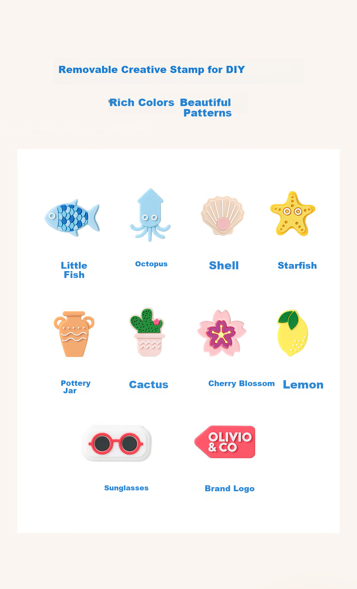 OLIVIO&CO Sunglasses Accessories, Children's Sunglasses Charm, Hanging Chain, Eyewear Decoration, Stylish Glasses, Anti-Slip And Non-Fall 3