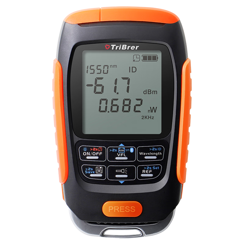 TriBrer Optical Power Meter Red Light Integrated Machine Red Light Pen Fiber Tester Network Cable Detector Line Tester 30mW Broadcasting Edition