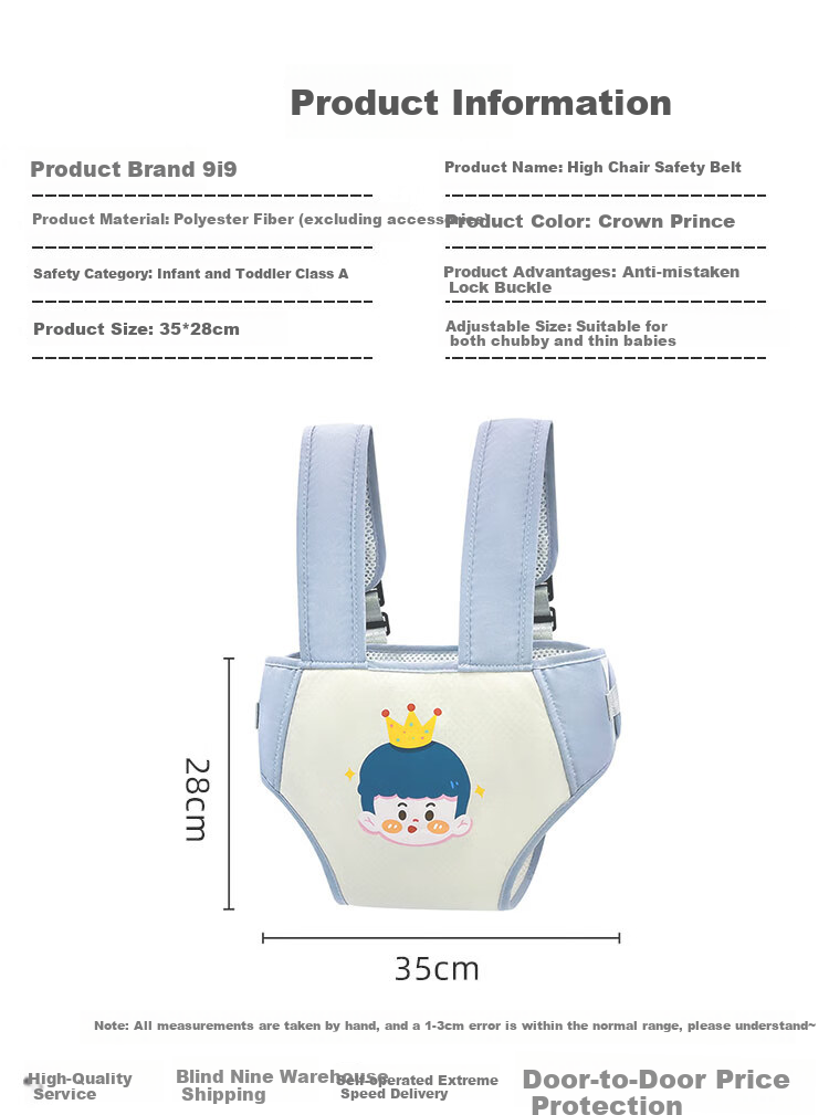 9I9 Baby Carrier, Front And Rear Use, Infant Waist Stool, Double Shoulder, All Seasons Mesh, Newborn Outdoor Carrying, 0-3 Years Old, Gray 2