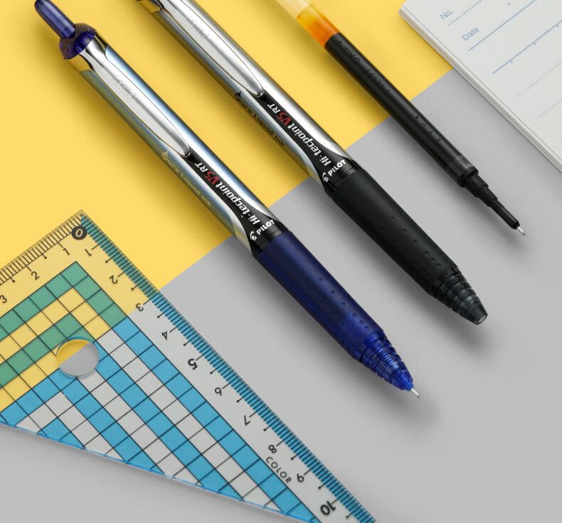 PILOT BXRT-V5 Retractable Blue-Black Gel Pen, 0.5mm, Signature Pen, Business Pen, Student Exam Pen, High-Quality Office Stationery, 6 Pens 9
