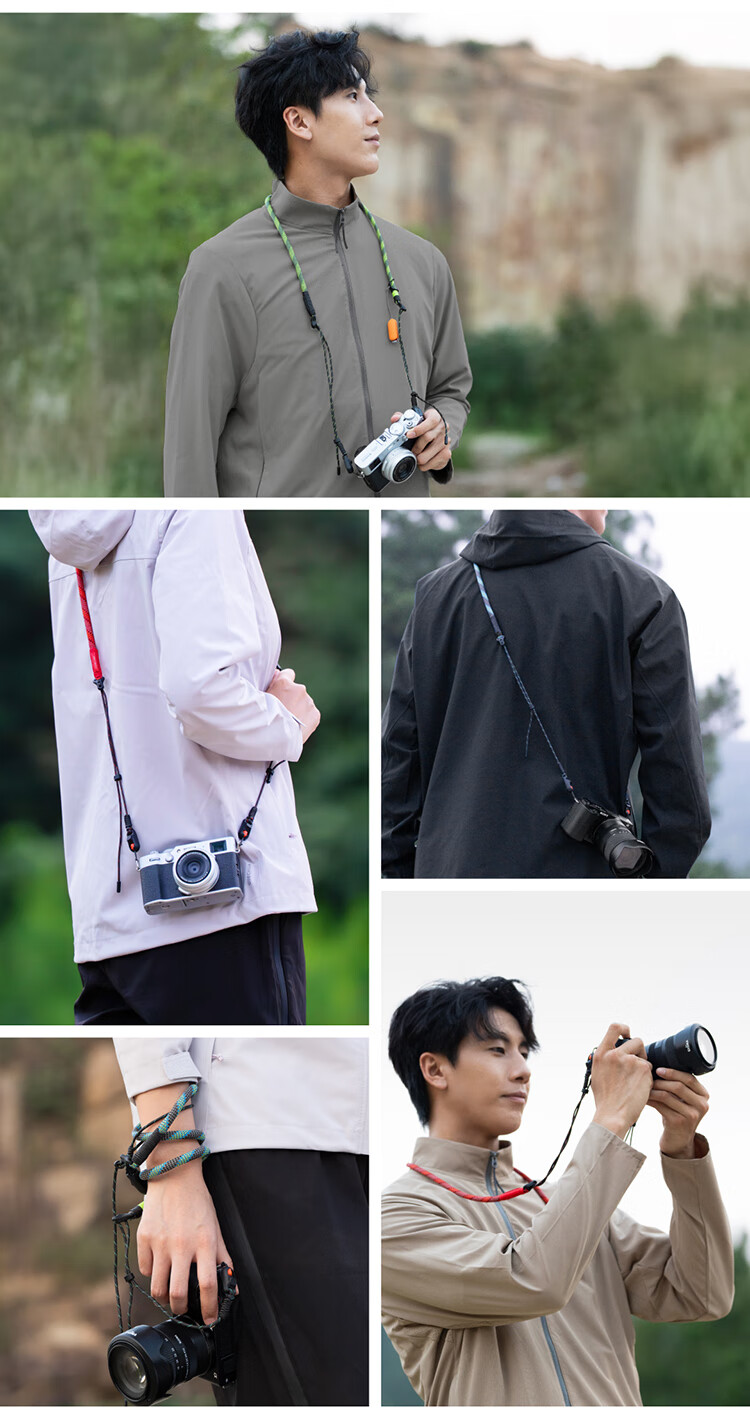 PGYTECH Camera Shoulder Strap Dandelion Slim Quick Release DSLR Strap for Nikon Fujifilm Canon Sony Hardcore Edition Fiery Red 1
