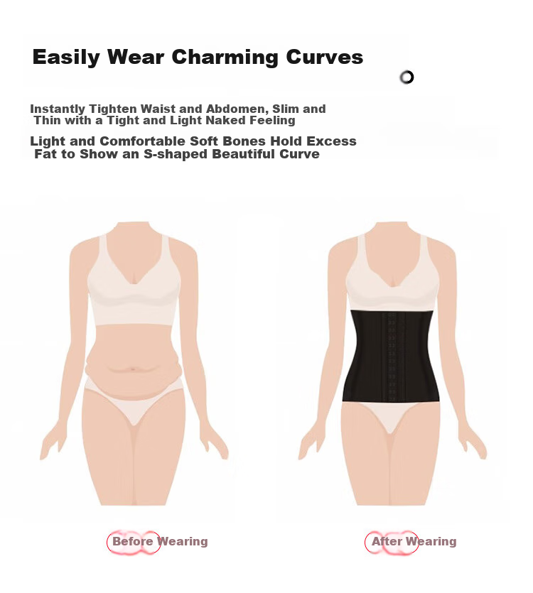 FitonTon Waist Trainer for Women, Shaping Belt, High-Elastic Postpartum Body Shaper, Adjustable Button-Up Tummy Control Belt 7