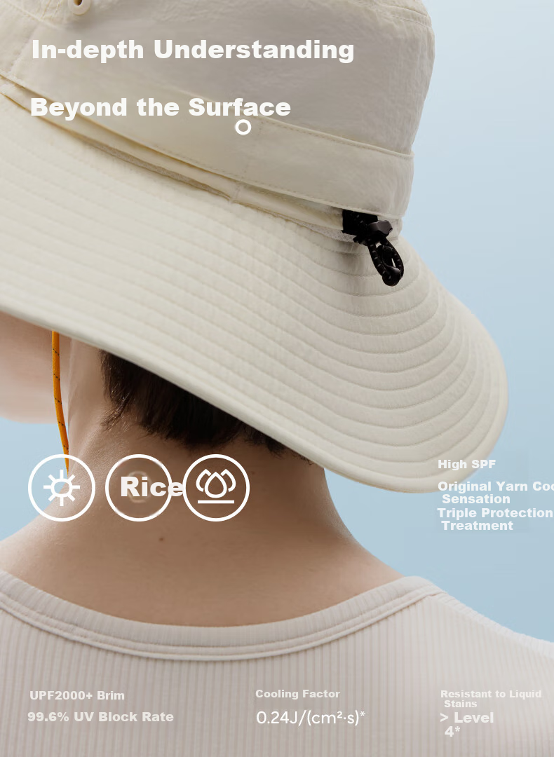 Bananain [Wang Yibo's Choice] Liangpi 502 UV Protection Hat for Men And Women, Sun Protection Fishing Hat with UV Protectio 3