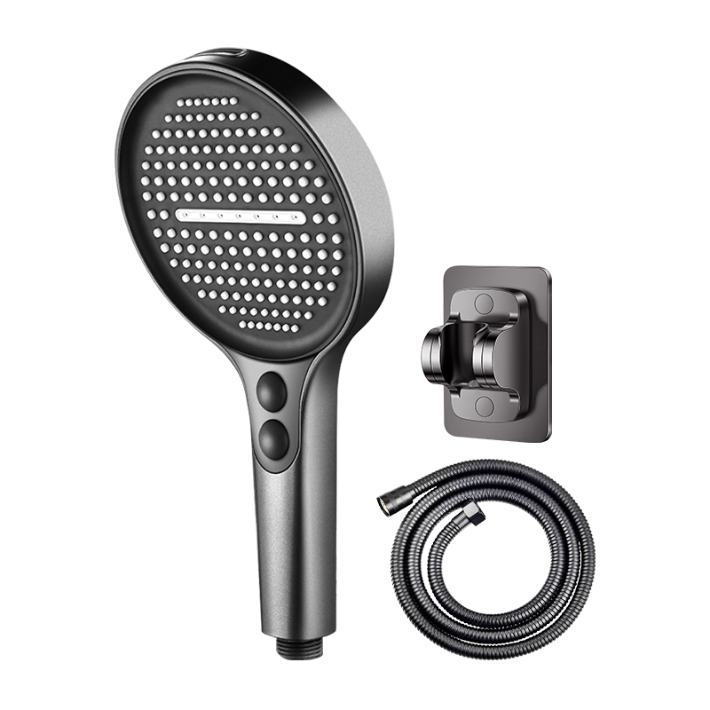 HOMK [Germany] Shower Head Set with Hose Large Panel High-Pressure 3-Piece Shower Head Set