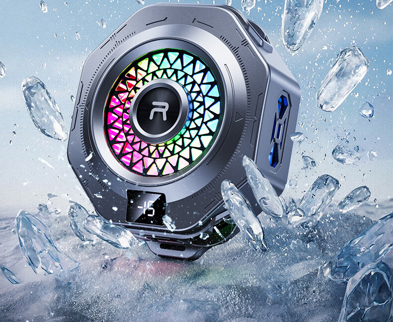 REMAX REMAX Magnetic Phone Cooler, Gaming And Live Streaming Cooling Device, Lightweight at Only 63g, Semiconductor Cooling Back Clip, Suitable for Apple Tablets, Red Magic, IQOO AI 4