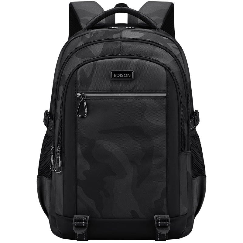 Edison High School Student Backpack, Middle School And College Large Capacity Reflective Backpack, Travel Backpack K051-2G