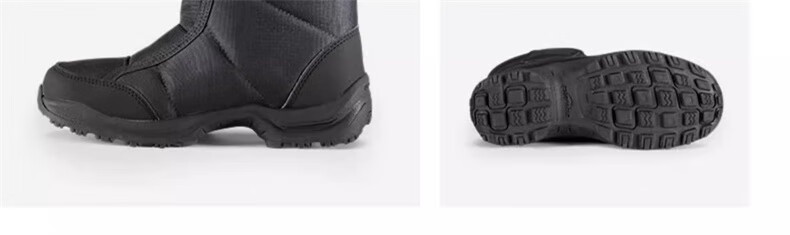 DECATHLON SH100 Children's Snow Boots, Thickened, Warm, Waterproof, Non-Slip, for Hiking And Mountaineering, Cotton Boots, Size 32-43, 4029 12